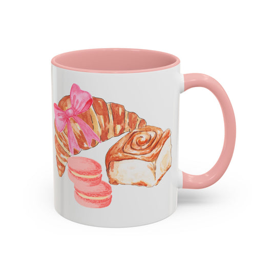 Coffee Mug - Pastry Design (pink)